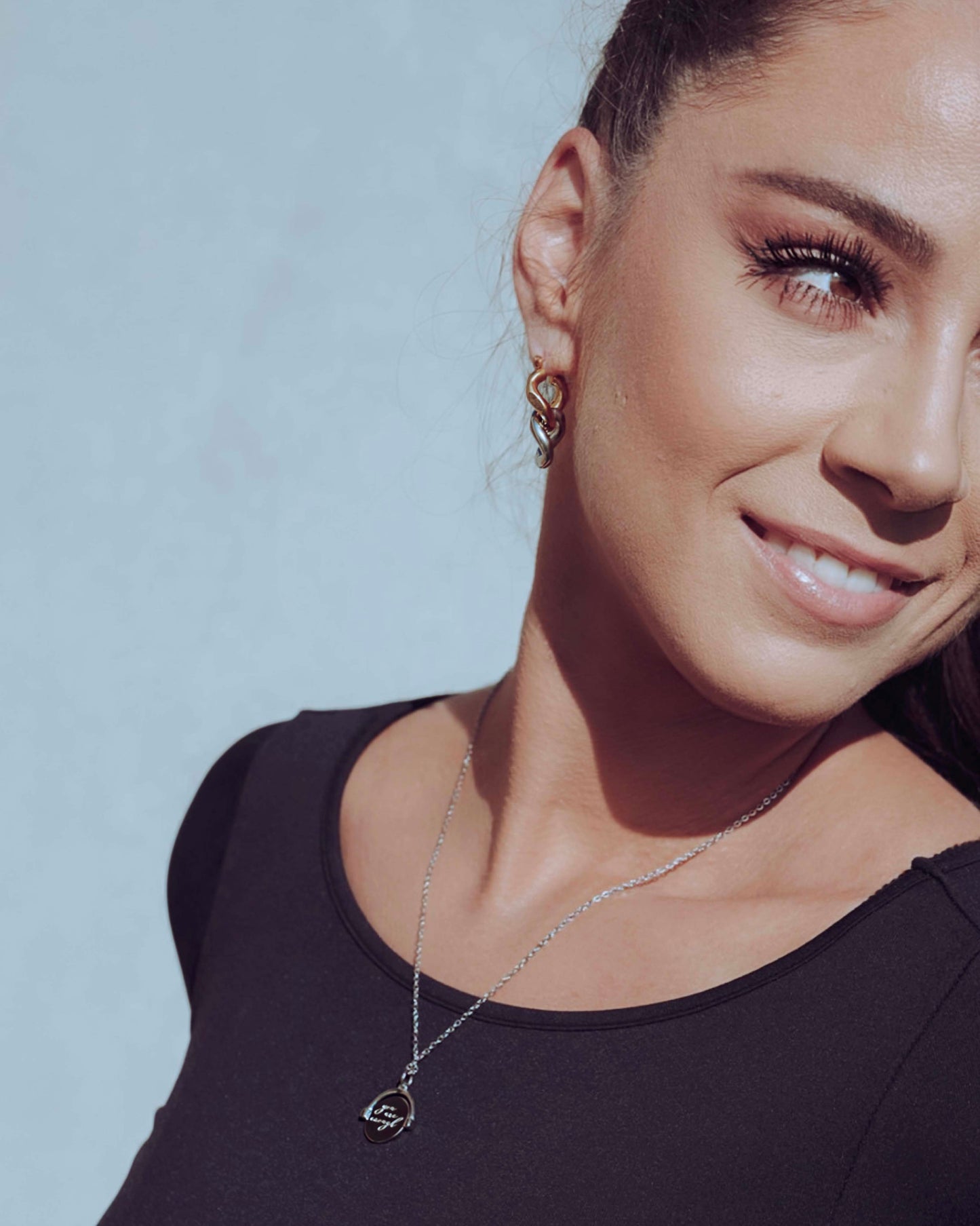 Dvostranska verižica "You are enough" (zlata, srebrna, rose gold)