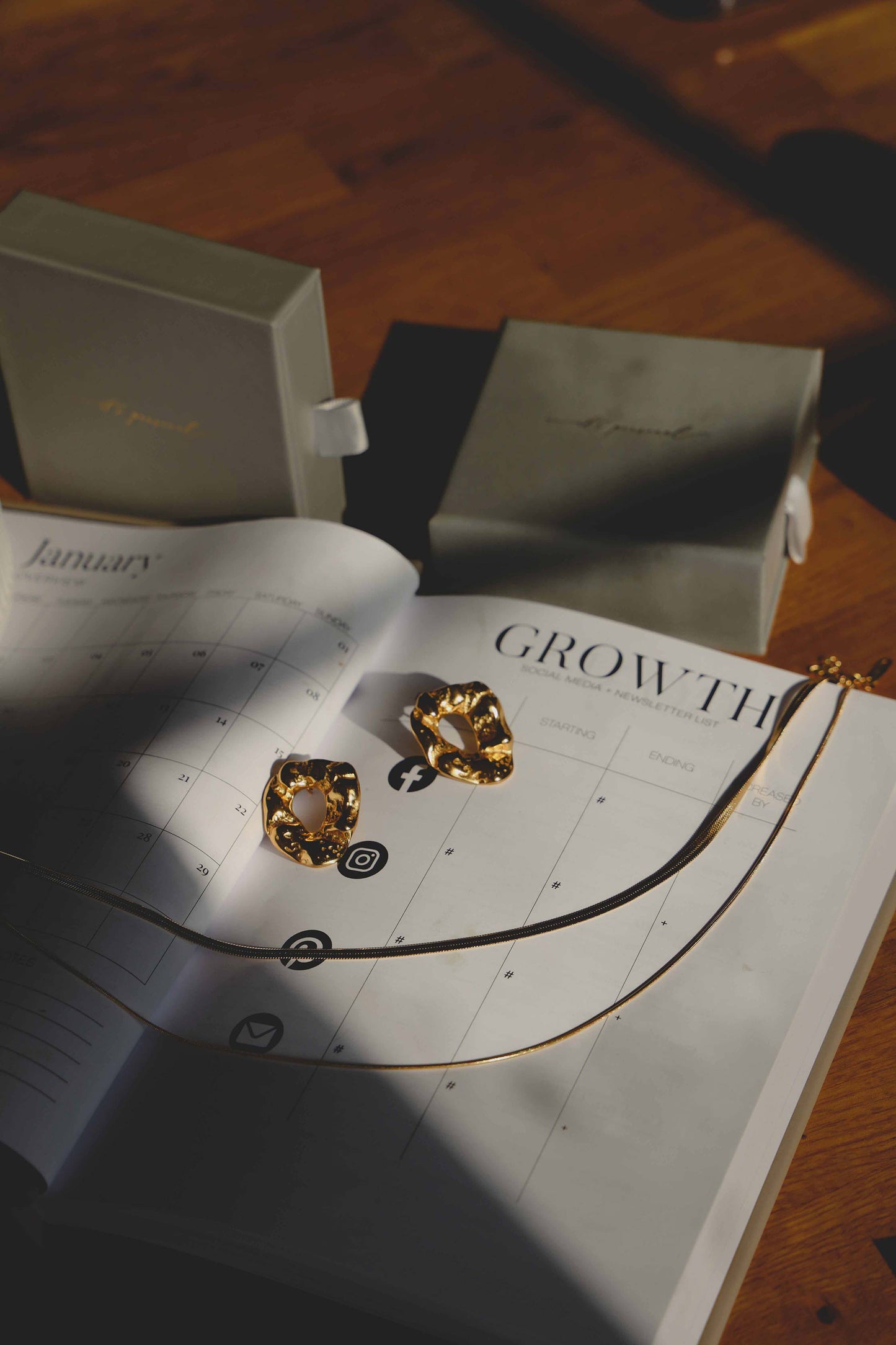 Uhani "Vintage Irregular"