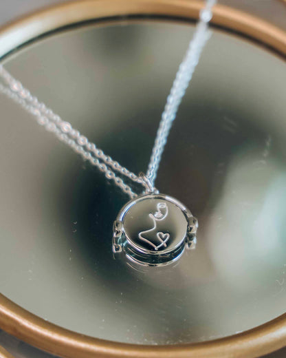 Dvostranska verižica "Do it for you" (zlata, srebrna, rose gold)